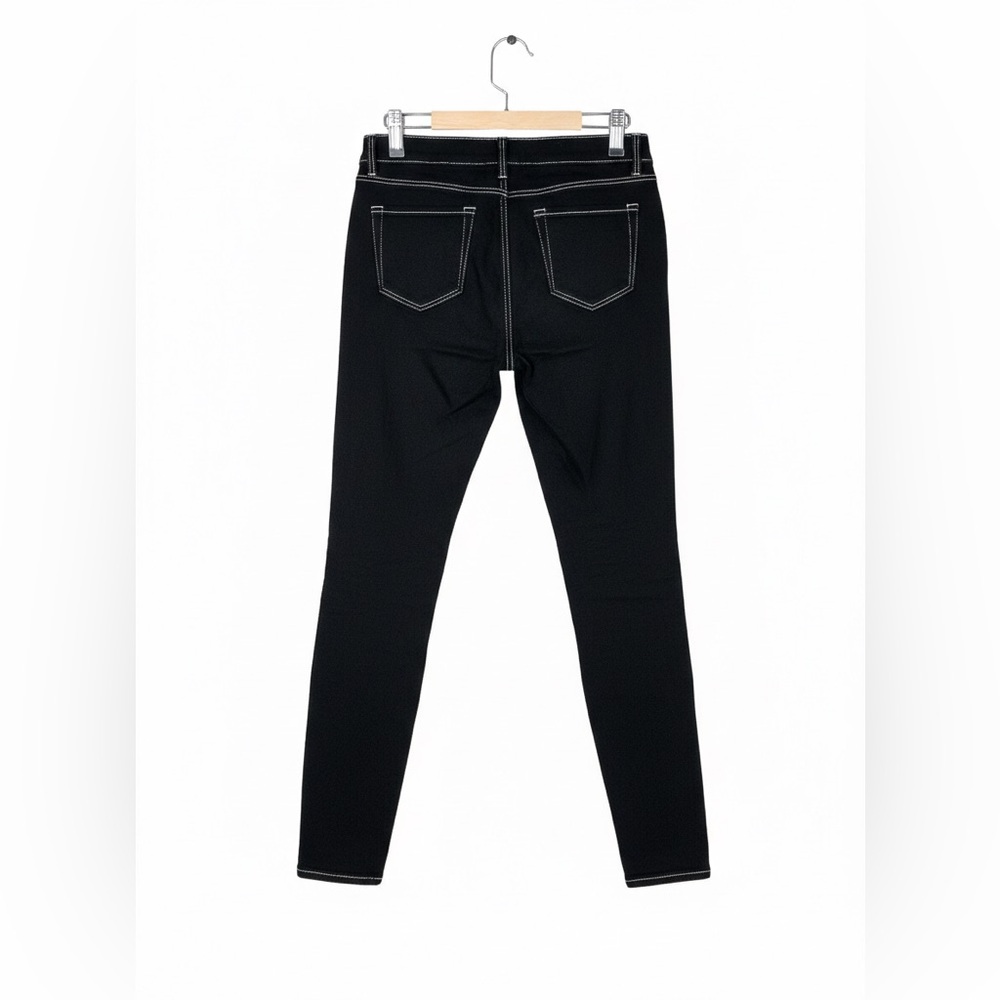 🖤 PacSun High-Rise Black Contrast Stitch Skinny Jeans - Picture 3 of 10